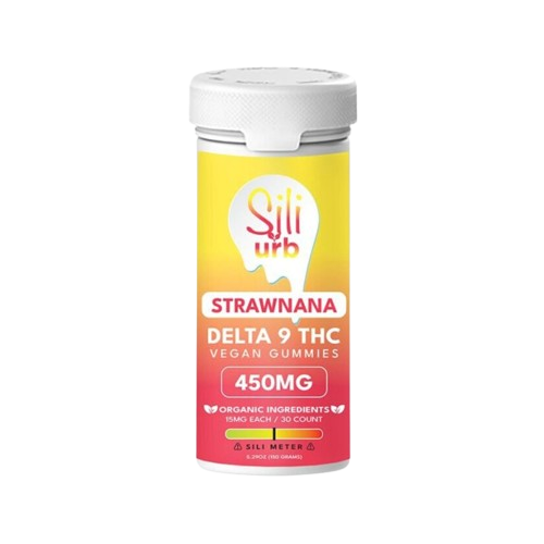 Sili x Urb D9 THC Gummies 450MG - Strawnana (30 Gummies)