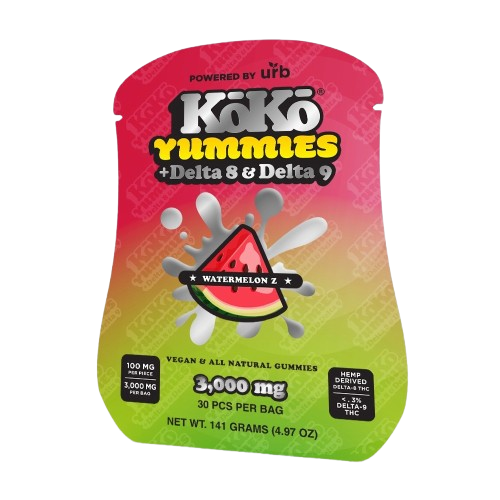 Urb Koko Yummies 3000 MG (30 Gummies) - Watermelon Z