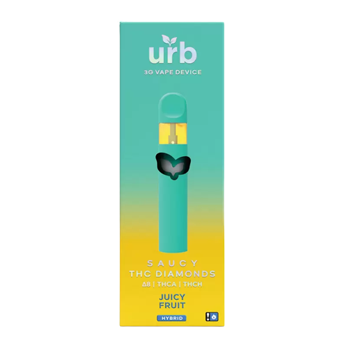 Urb Saucy THC Diamonds Disposable Vape 3ML - Juicy Fruit