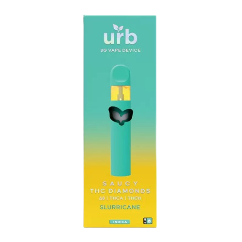 Urb Saucy THC Diamonds Disposable Vape 3ML - Slurricane