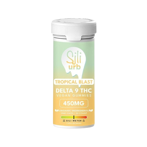 Sili x Urb D9 THC Gummies 450MG – Tropical Blast (30 Gummies)