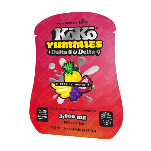 Urb Koko Yummies 3000 MG (30 Gummies) - Tropical Runtz