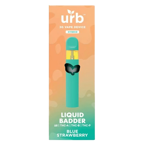 Urb Liquid Badder Vape 3 ML - Blue Strawberry