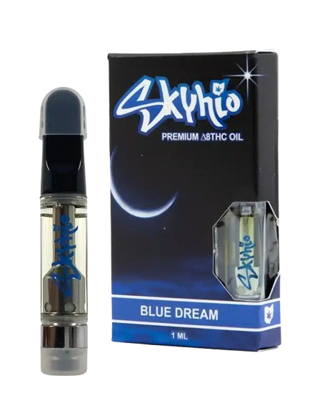 Skyhio Delta 8 THC Vape Cartridge 1ML - Blue Dream