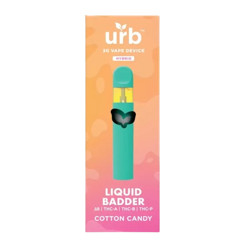 Urb Liquid Badder Vape 3 ML - Cotton Candy